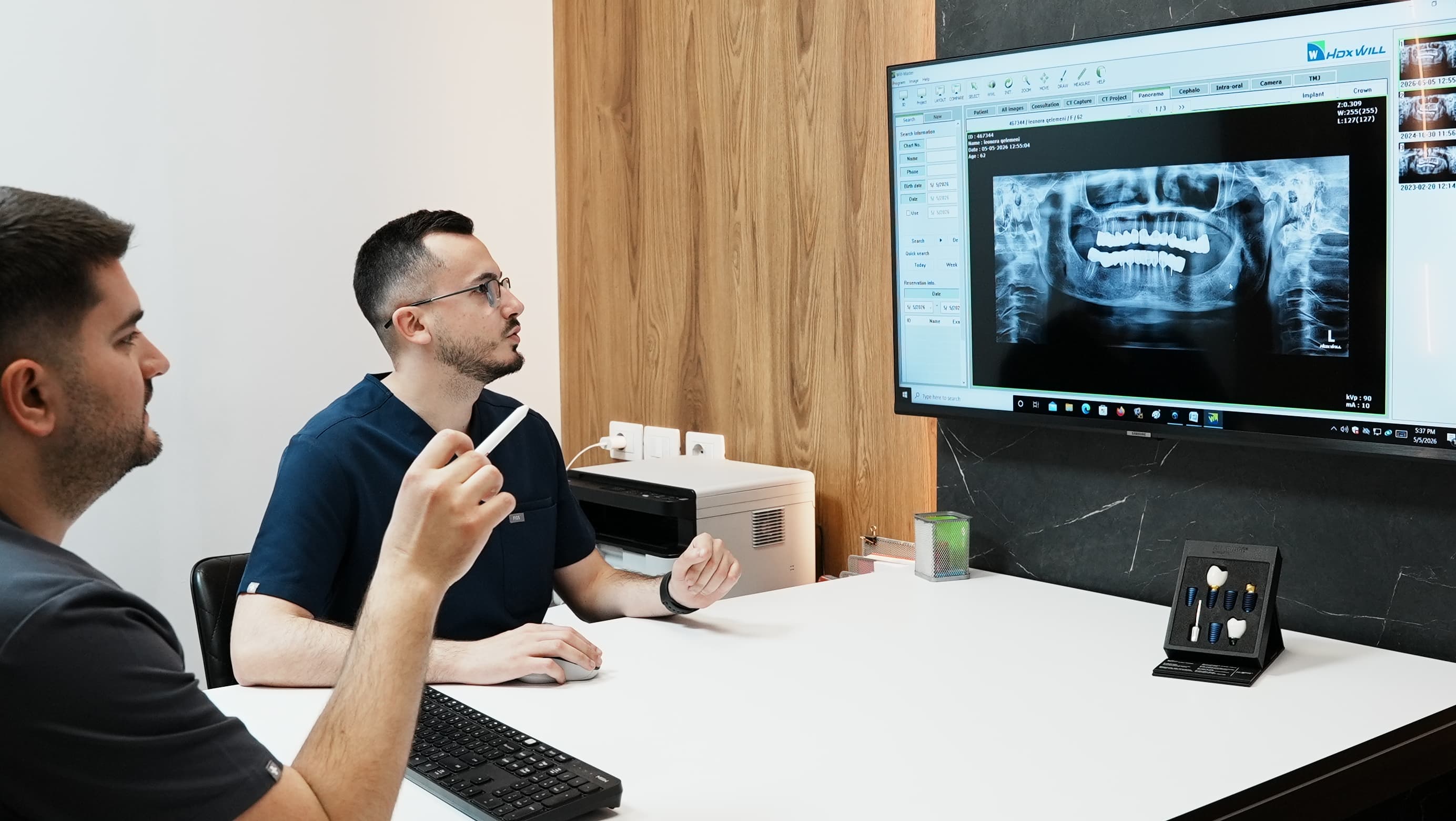 Ndërtesa e klinikës Dental Land në Elbasan